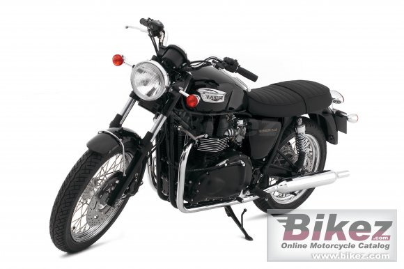 2007 triumph bonneville black photo